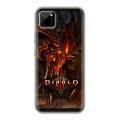 Дизайнерский пластиковый чехол для Realme C11 Diablo