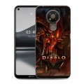 Дизайнерский пластиковый чехол для Nokia 3.4 Diablo