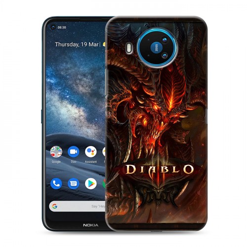 Дизайнерский силиконовый чехол для Nokia 8.3 Diablo