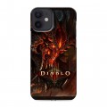 Дизайнерский силиконовый с усиленными углами чехол для Iphone 12 Mini Diablo