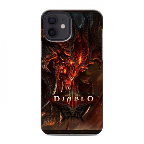 Дизайнерский силиконовый чехол для Iphone 12 Diablo
