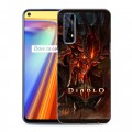 Дизайнерский силиконовый с усиленными углами чехол для Realme 7 Diablo