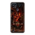 Дизайнерский силиконовый чехол для Realme C21 Diablo