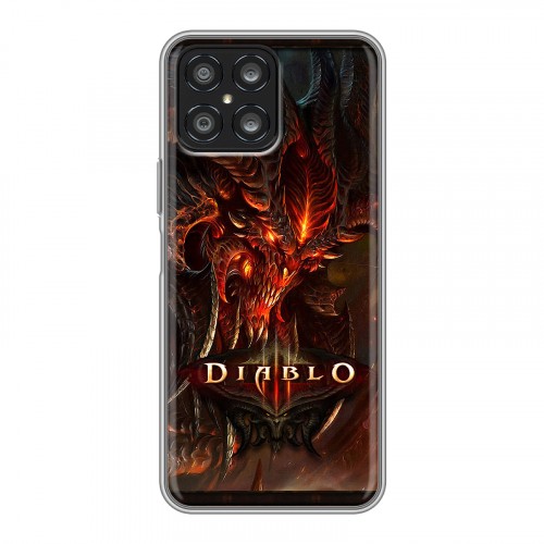 Дизайнерский силиконовый чехол для Huawei Honor X8 Diablo