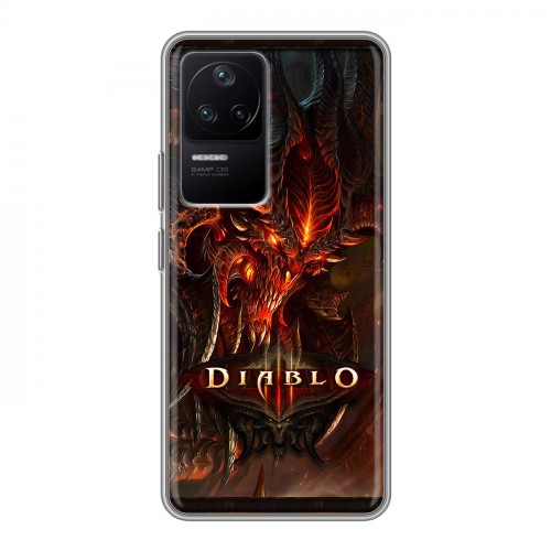 Дизайнерский силиконовый чехол для Xiaomi Poco F4 Diablo