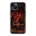 Дизайнерский пластиковый чехол для Iphone 14 Diablo