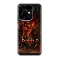 Дизайнерский силиконовый чехол для Tecno Spark 10C Diablo