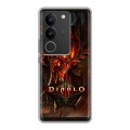 Дизайнерский силиконовый с усиленными углами чехол для Vivo V29 Diablo