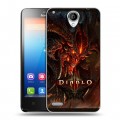 Дизайнерский пластиковый чехол для Lenovo S890 Diablo