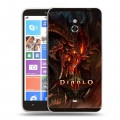 Дизайнерский пластиковый чехол для Nokia Lumia 1320 Diablo