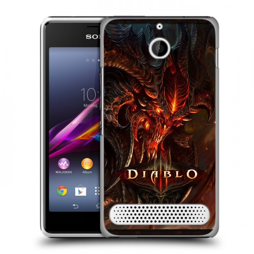 Дизайнерский силиконовый чехол для Sony Xperia E1 Diablo