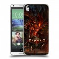 Дизайнерский пластиковый чехол для HTC Desire 816 Diablo