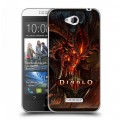 Дизайнерский пластиковый чехол для HTC Desire 616 Diablo