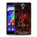 Дизайнерский пластиковый чехол для Lenovo P90 Diablo