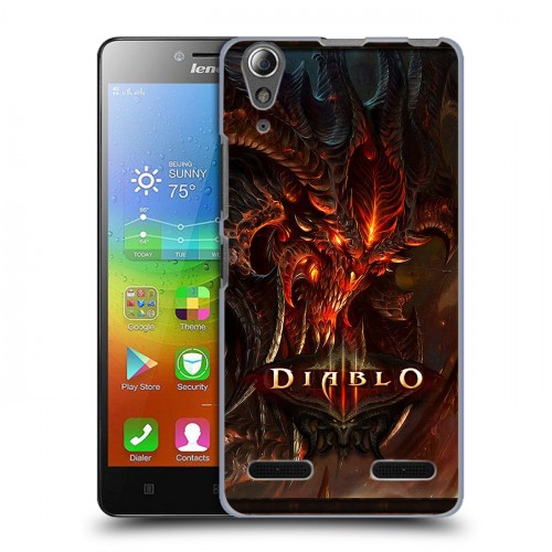 Дизайнерский пластиковый чехол для Lenovo A6000 Diablo