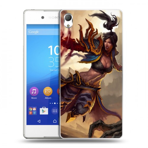 Дизайнерский пластиковый чехол для Sony Xperia Z3+ Diablo