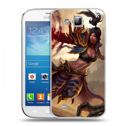 Дизайнерский пластиковый чехол для Samsung Galaxy Premier Diablo