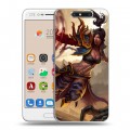 Дизайнерский пластиковый чехол для ZTE Blade V8 Diablo