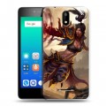 Дизайнерский силиконовый чехол для Micromax Q409 Diablo