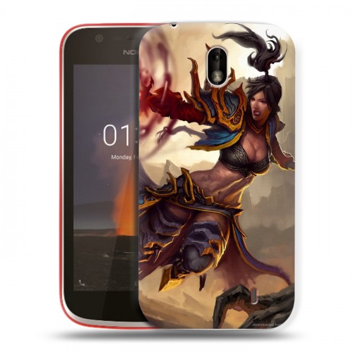 Дизайнерский пластиковый чехол для Nokia 1 Diablo