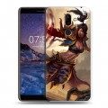 Дизайнерский пластиковый чехол для Nokia 7 Plus Diablo