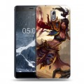 Дизайнерский силиконовый чехол для Nokia 3.1 Diablo