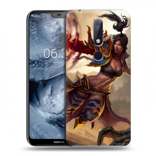 Дизайнерский пластиковый чехол для Nokia 6.1 Plus Diablo