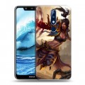 Дизайнерский пластиковый чехол для Nokia 5.1 Plus Diablo