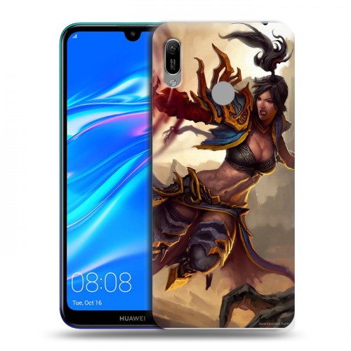 Дизайнерский пластиковый чехол для Huawei Y6 (2019) Diablo