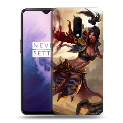 Дизайнерский пластиковый чехол для OnePlus 7 Diablo