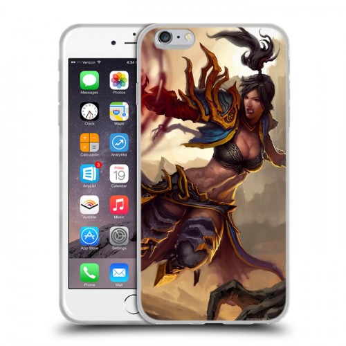 Дизайнерский силиконовый чехол для Iphone 6 Plus/6s Plus Diablo