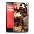 Дизайнерский пластиковый чехол для Xiaomi RedMi Note Diablo