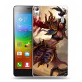 Дизайнерский пластиковый чехол для Lenovo A7000 Diablo