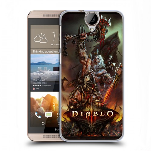 Дизайнерский пластиковый чехол для HTC One E9+ Diablo