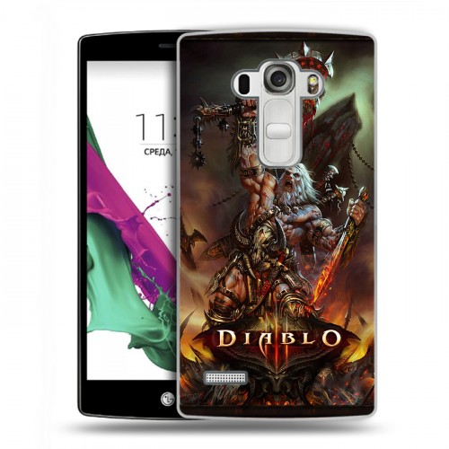 Дизайнерский пластиковый чехол для LG G4 S Diablo