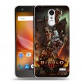 Дизайнерский пластиковый чехол для ZTE Blade X5 Diablo