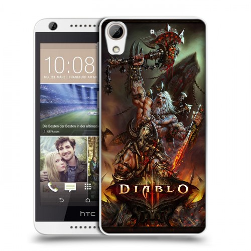 Дизайнерский пластиковый чехол для HTC Desire 626 Diablo