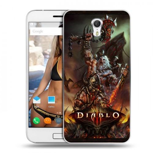 Дизайнерский силиконовый чехол для ZUK Z1 Diablo