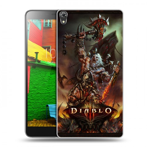 Дизайнерский силиконовый чехол для Lenovo Phab Diablo