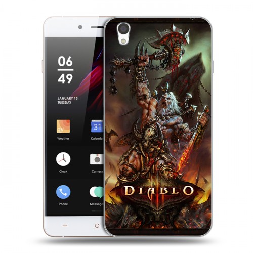 Дизайнерский пластиковый чехол для OnePlus X Diablo