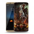 Дизайнерский пластиковый чехол для ZTE Axon 7 Diablo