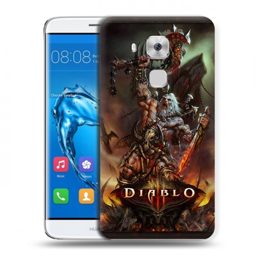 Дизайнерский пластиковый чехол для Huawei Nova Plus Diablo