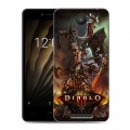 Дизайнерский силиконовый чехол для BQ Aquaris U Diablo