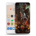 Дизайнерский пластиковый чехол для ZTE Blade V8 Diablo