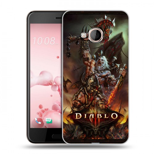 Дизайнерский силиконовый чехол для HTC U Play Diablo