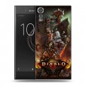 Дизайнерский пластиковый чехол для Sony Xperia XZs Diablo