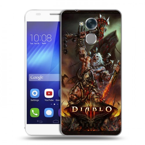 Дизайнерский пластиковый чехол для Huawei Honor 6C Diablo