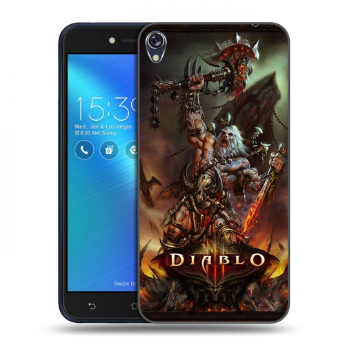 Дизайнерский силиконовый чехол для Asus ZenFone Live Diablo