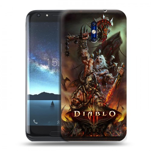 Дизайнерский силиконовый чехол для Doogee BL5000 Diablo