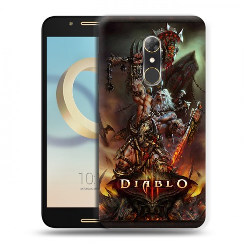 Дизайнерский силиконовый чехол для Alcatel A7 Diablo